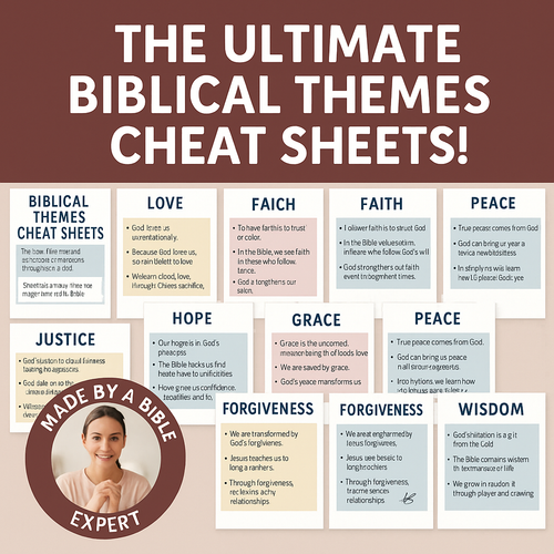 🧠 Biblical Themes Cheat Sheets